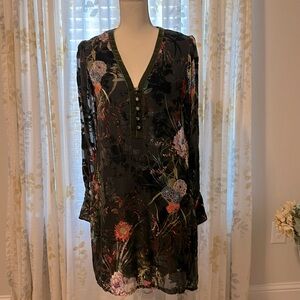 Hale Bob L/S Dress Black M